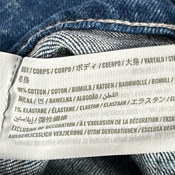 Abercrombie & Fitch, high-rise belted utility pocket crock jeans, size 29 - Picture 5 of 9